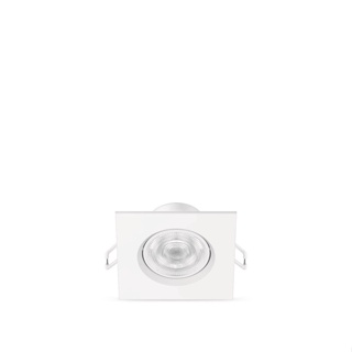 Spot Led Quadrado 6,2W 2700K Branco Bivolt Phillips