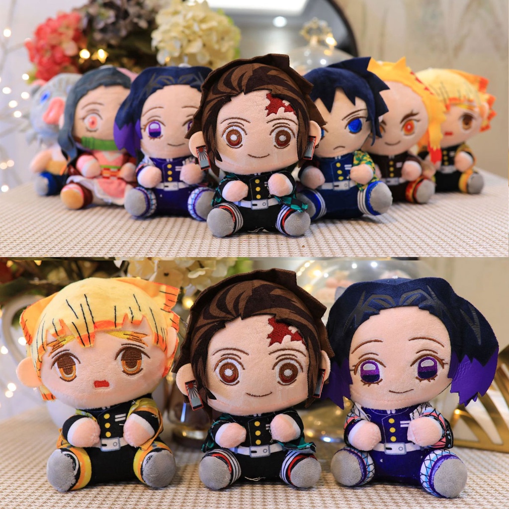 Kimetsu No Yaiba Pino De Esmalte Caçador De Demônios + Nezuko Kamado  Furioso + Oni Anime Girl Cute Badge