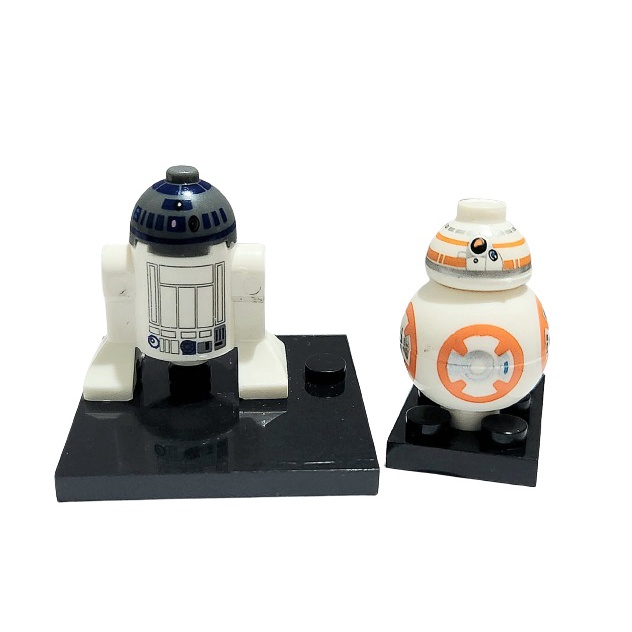 Kit 4 Peças Xadrez Star Wars Miniatura Darth R2d2 At