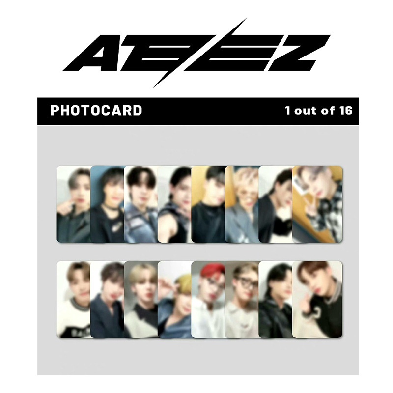 Kpop ATEEZ Foi Entretenimento Com Cartão Postal Pequeno Especial