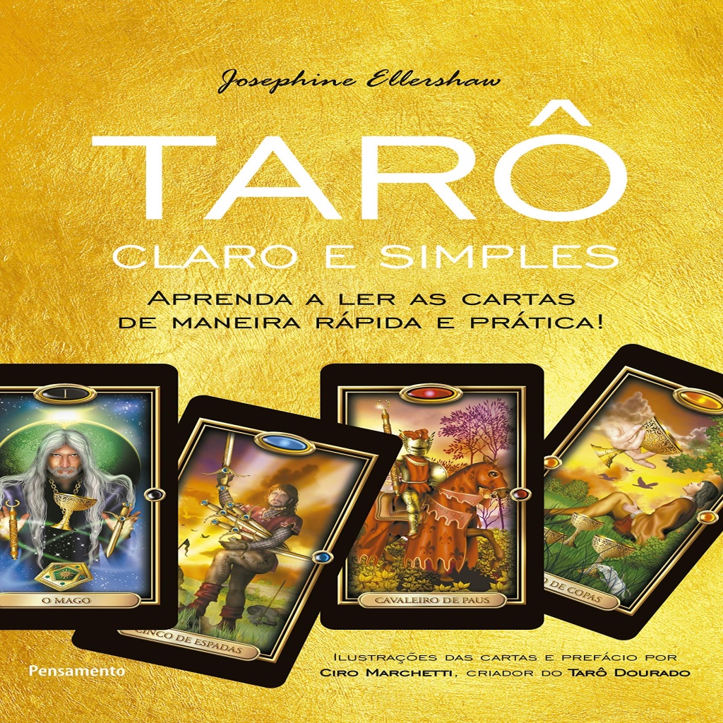 Baralho O Tarot do Dinheiro Dourado 78 cartas plastificado em