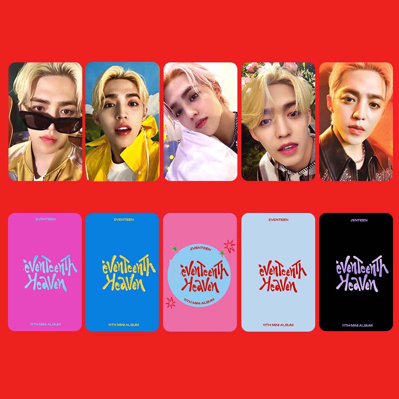 5-13pcs/set SEVENTEEN COMEBACK 11o Mini Álbum HEAVEN Photocards