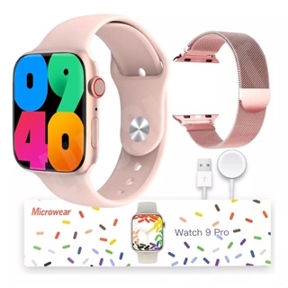 Smartwatch W29 Pro Serie 9 Ilha Dinamica Nfc Bussola Armazena Arquivo foto musica