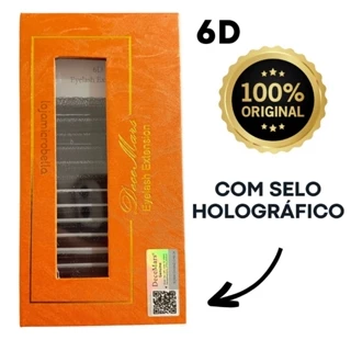 Cílios W 6D Decemars Original com Selo Volume Egípcio Alongamento Extensão De Cilios Egipcio Fio A Fio Mega Maquiagem.