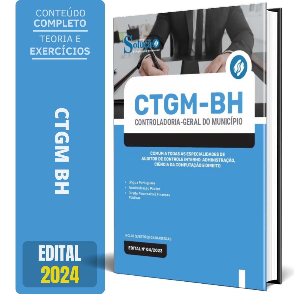 Apostila CTGM BH 2024 - Comum a Todas as Especialidades de Auditor de ...