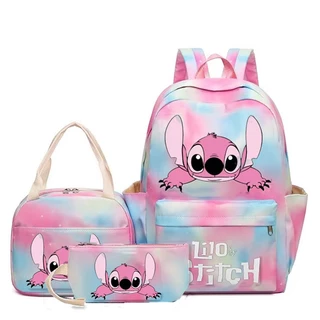 Kit Stitch Mochila Escolar Infantil /