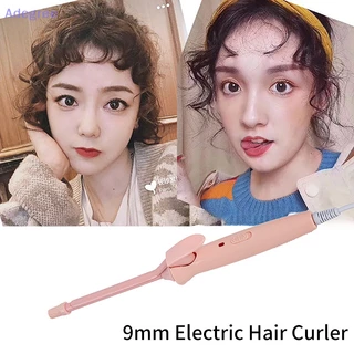 Adegree Modelador De Cabelo Elétrico De 9mm Ferro De Frisar Coag Cerâmico Unisex Curling Wand Mini Ondulador Doméstico 20W Novo