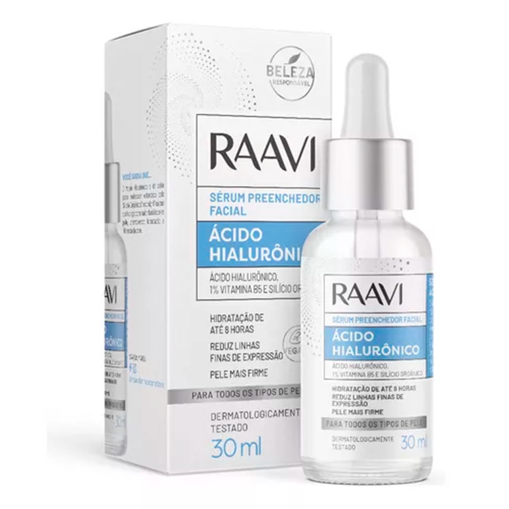 Imagem do produto Sérum Preenchedor Facial Ácido Hialurônico 30ml - Raavi