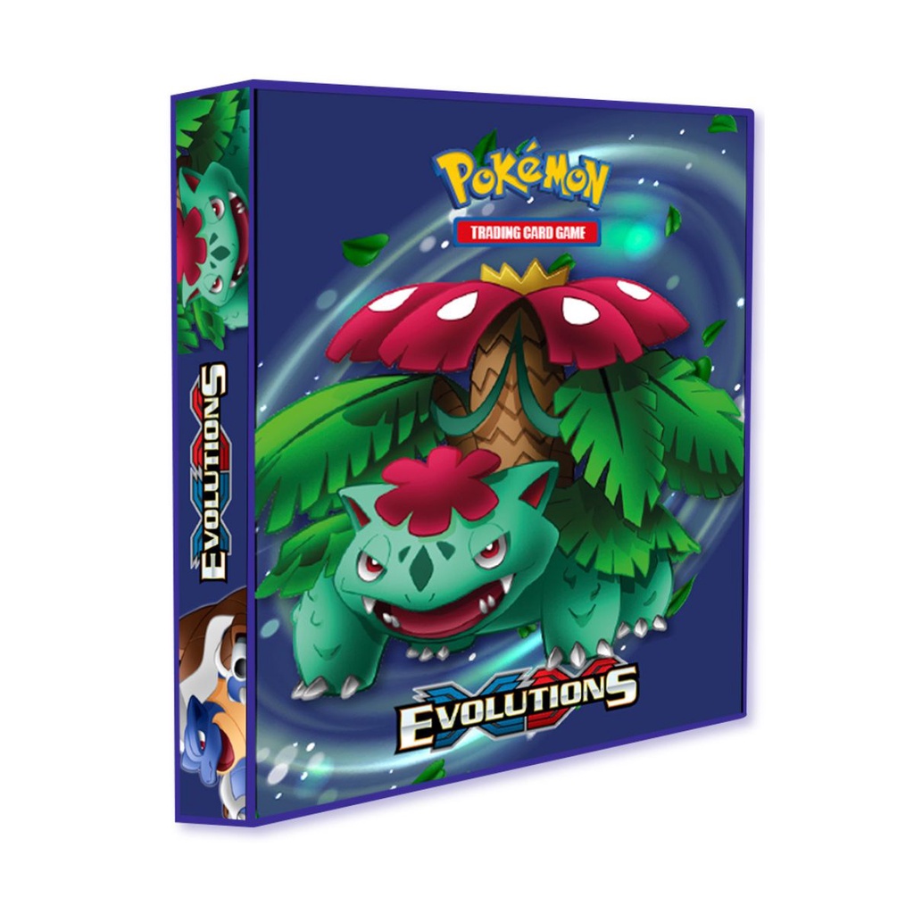 Fichário Álbum Pasta Pokémon Xy Evoluções Mega Charizard Y