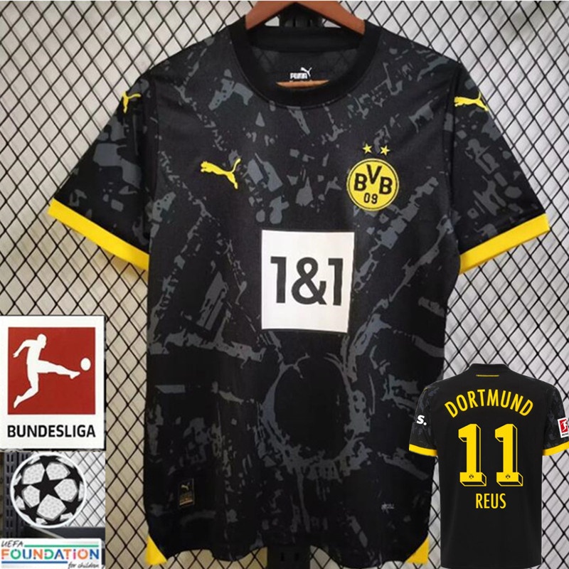 Nova Temporada Bundesliga 23-24 Camisa De Futebol Masculino Dortmund Personalizada