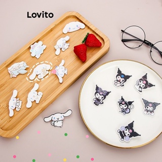 Lovito Broches Fofos Com Padrão De Desenho Animado Para Mulheres LFA10697