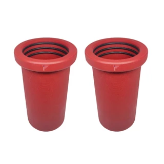 Par De Buchas Eixo Traseiro Peugeot 206/207 (vermelho)