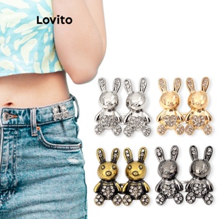 Lovito Broches De Strass De Metal Fofos Para Mulheres LFA11342