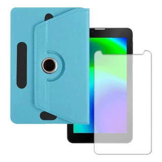Capa Giratória + Película Para tablet Multilaser M7