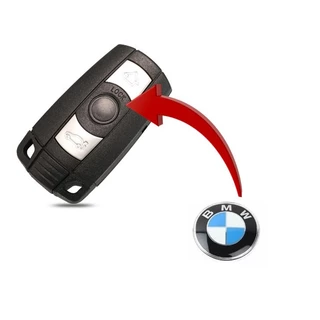 Adesivo emblema para chaveiro de carro compatível com BMW