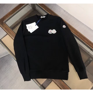 23 Outono-Inverno Novo Estilo Outono-Inverno Novo Estilo Duplo Crachá Homens Mulheres Mesmo Estilo Moda Redonda Pescoço de Manga Longa Camiseta All-Match Collar La