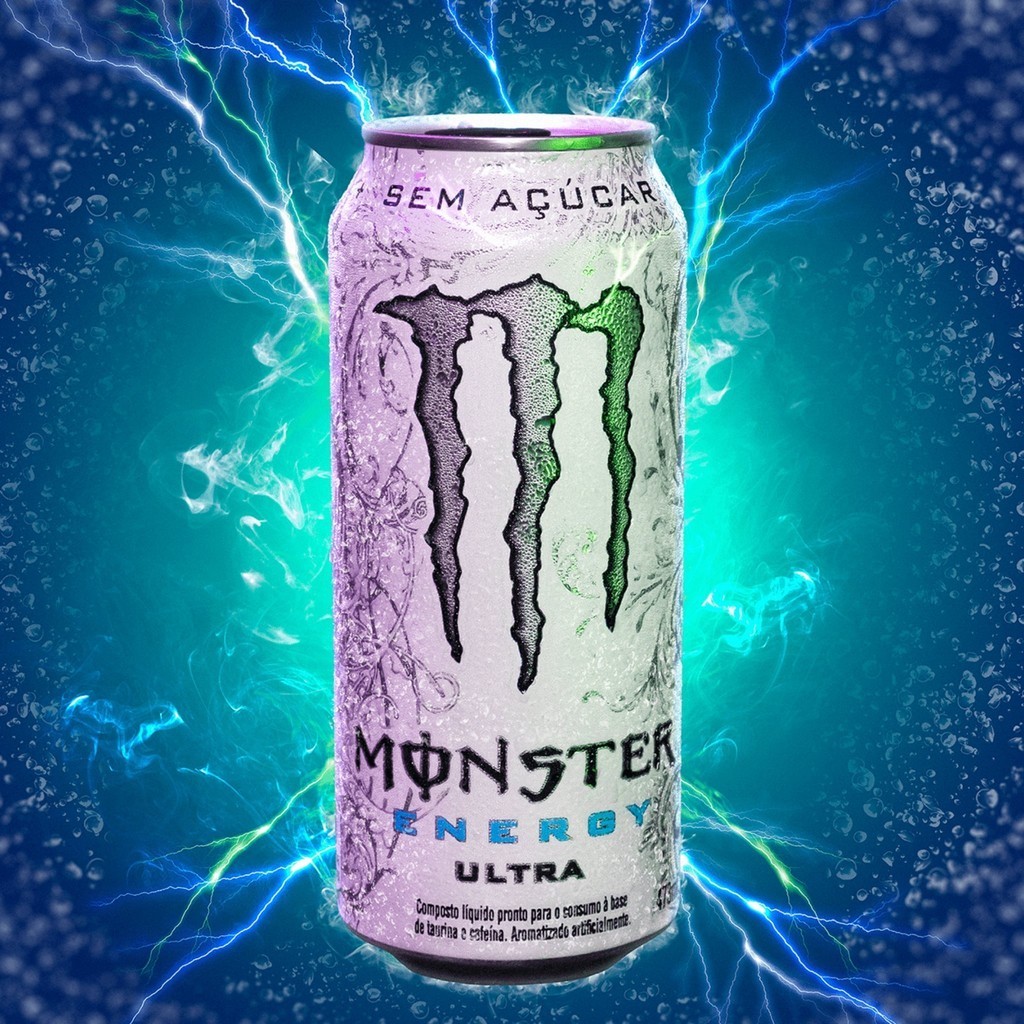 Energético Monster Energy Ultra Branco Zero Açúcar Zero Calorias White ...