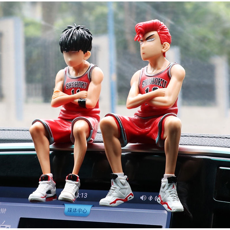 15cm SLAM DUNK Sakuragi Hanamichi Números De Ação Rukawa Kaede Modelo De Bolo De Brinquedo Topper
