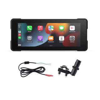 Central Multimídia Motos Tela de 7" CarPlay Android Auto e Conexão Bluetooth Knup KP-RA933