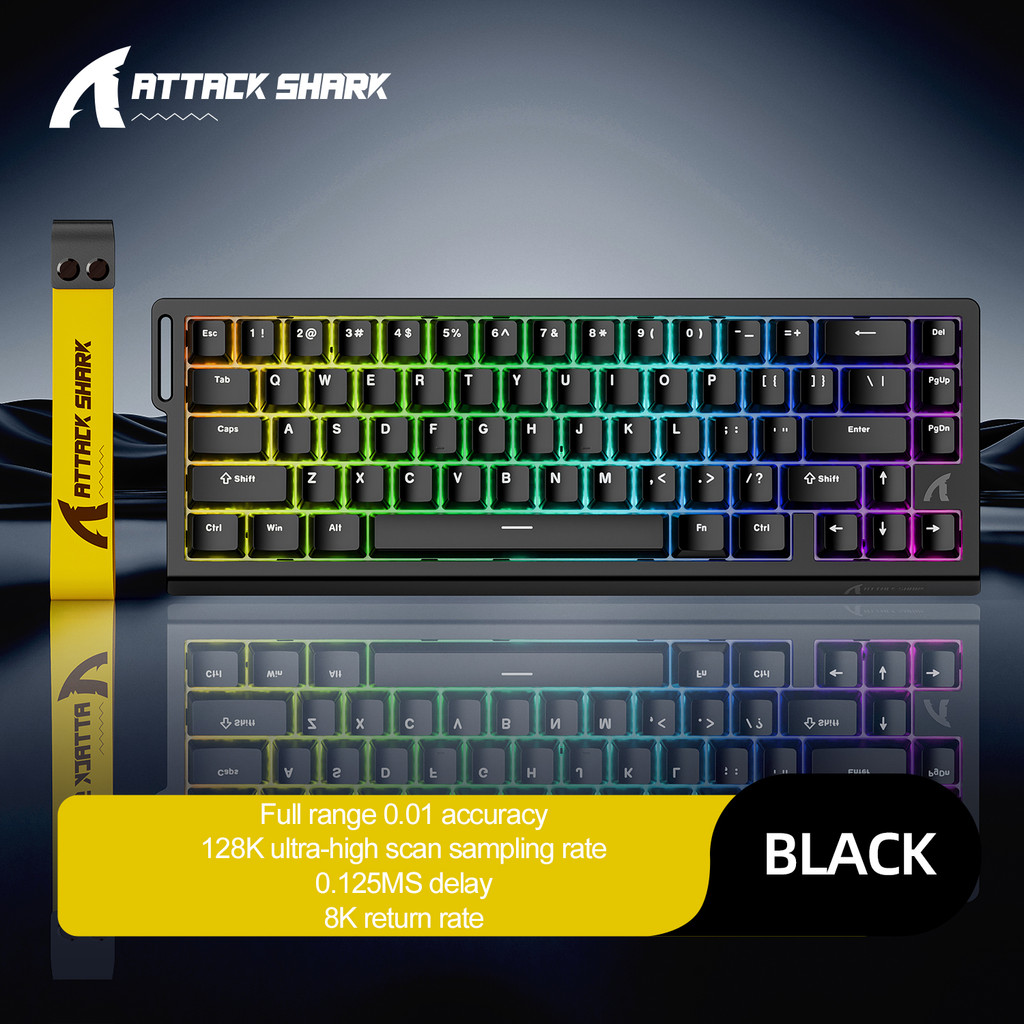 Ataque SHARK X68HE AK820 Teclado Magnético Para Jogos Mecânico Com