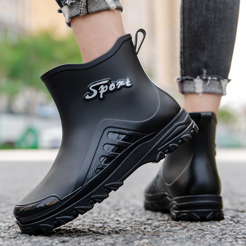Botas de chuva antiderrapantes para atividades ao ar livre, sapatos de ...