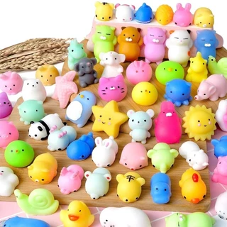 kit 5/10/20 Squishy Mochi Bichinho Macio De Apertar Squishie em Oferta na Shopee