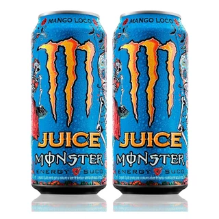 Kit 2 Energético Monster Energy Juice Mango Loco 473ml