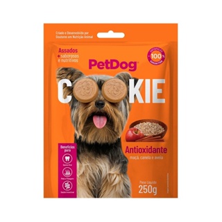 Bifinho para Cães Pet Dog Cookie Maçã com Canela 250g