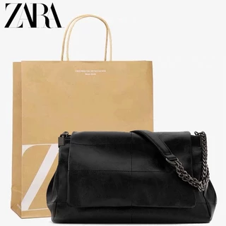 ZARA Bolsa De Ombro Feminina Grande Capacidade Estilo Combina Com Tudo