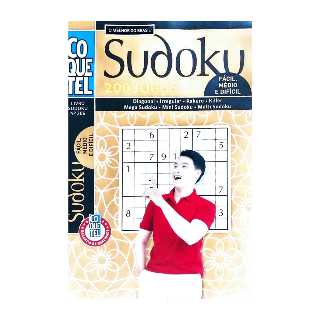 Coquetel - Sudoku - Fácil/Médio/Difícil - Livro 194