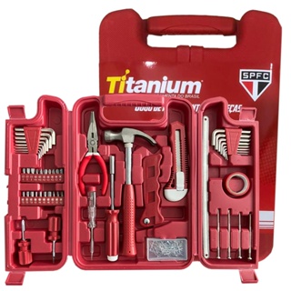 Jogo de ferramentas com 200 peças 06211 São Paulo FC Titanium