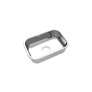 Cuba de inox retangular 17x31x46,5cm Extra 0.6 Mekal