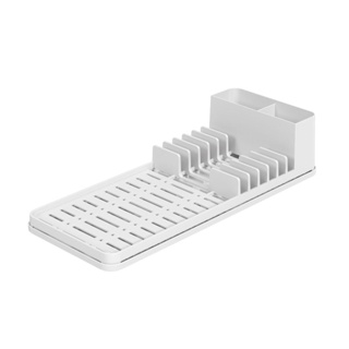 ESCORREDOR C/TAPETE DE PIA SINGLE BRANCO BRINOX