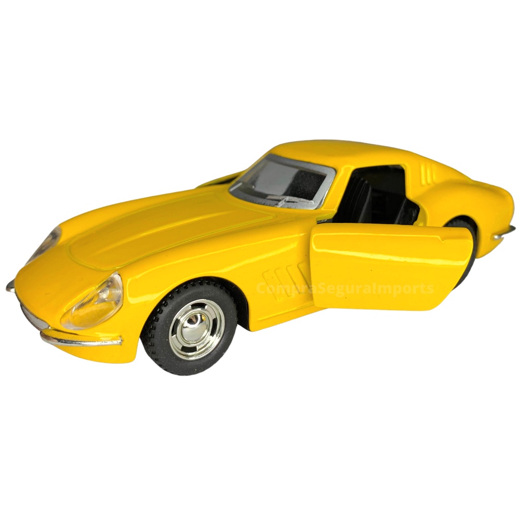 Carrinho De Ferro Miniatura Ferrari 275 GTB Abre Porta Metal