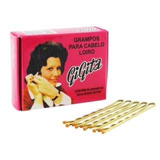 Grampos De Cabelo Gigita Nº5 Loiro c/100un