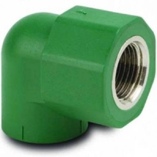Joelho Com Rosc Femea Ppr 25X3/4