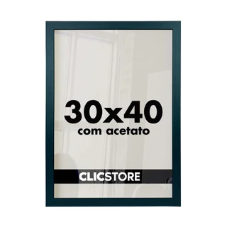 Moldura 30x40 Foto Quadro Acetato Poster Diplomas Porta Retrato Certificado Fotografia Parede Madeira Cartazes Curso MDF