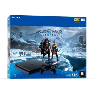 Console PS4 (com leitor de disco) + Jogo God of War Ragnarok - Sony