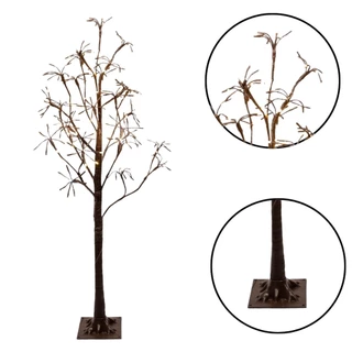 Árvore de Galhos com 304 LEDS Warm Alternado Bivolt Marrom 180cm