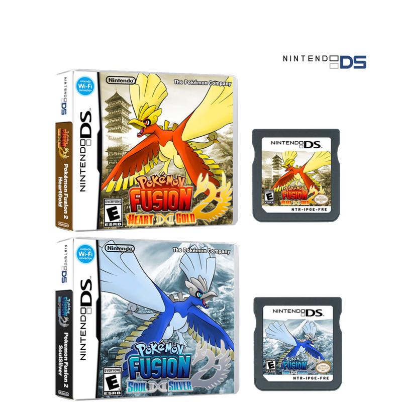 Pokemon Fusion 2 SoulSilver NDS Jogo De Cartas De Box