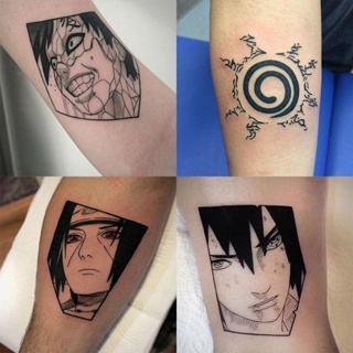 Tatuagem Temporária Anime Naruto Personagens Desenho