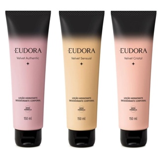 Kit 3 Und. Creme Velvet Divine + Sensual + Authentic Eudora