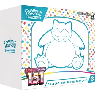 Pokemon Box Treinador Avançado Escarlate Violeta 151 Snorlax