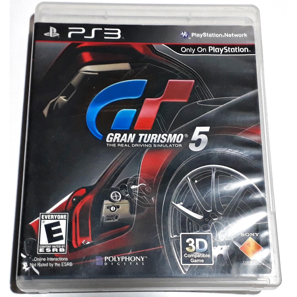 Jogo Gran Turismo 5 Playstation 3 Ps3 Legendas Português Mídia Física ...