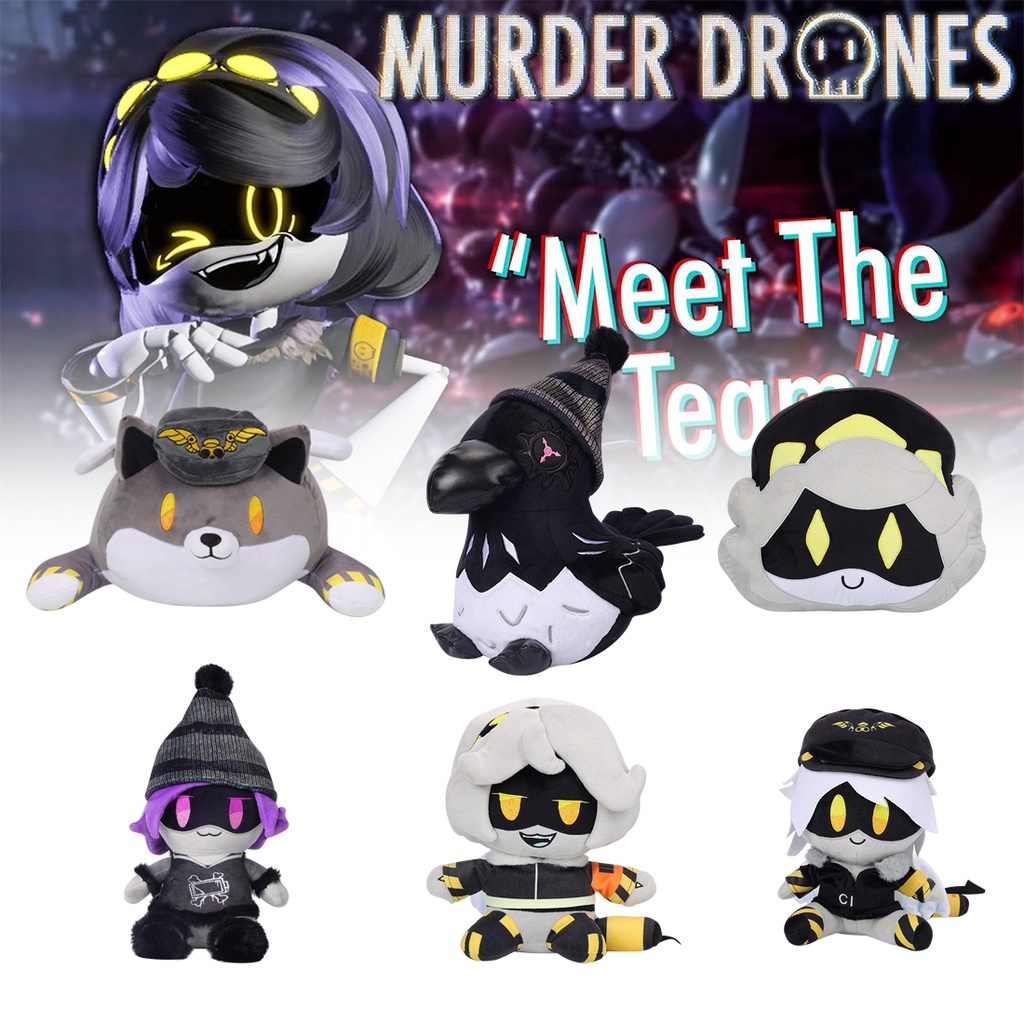 Murder Drones Peluche Robot Personaggio Bambola di