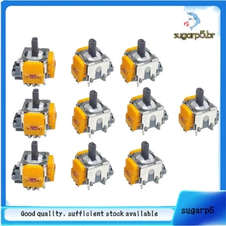 [Estoque Pronto] 10 Joysticks PCS 3Th Gen Para PS5 Yellow Hall Eletromagnéticos Ajustáveis De Alta Precisão