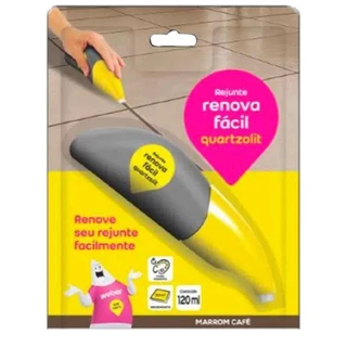 Rejunte Renova Fácil Quartzolit 120ml Marrom Café