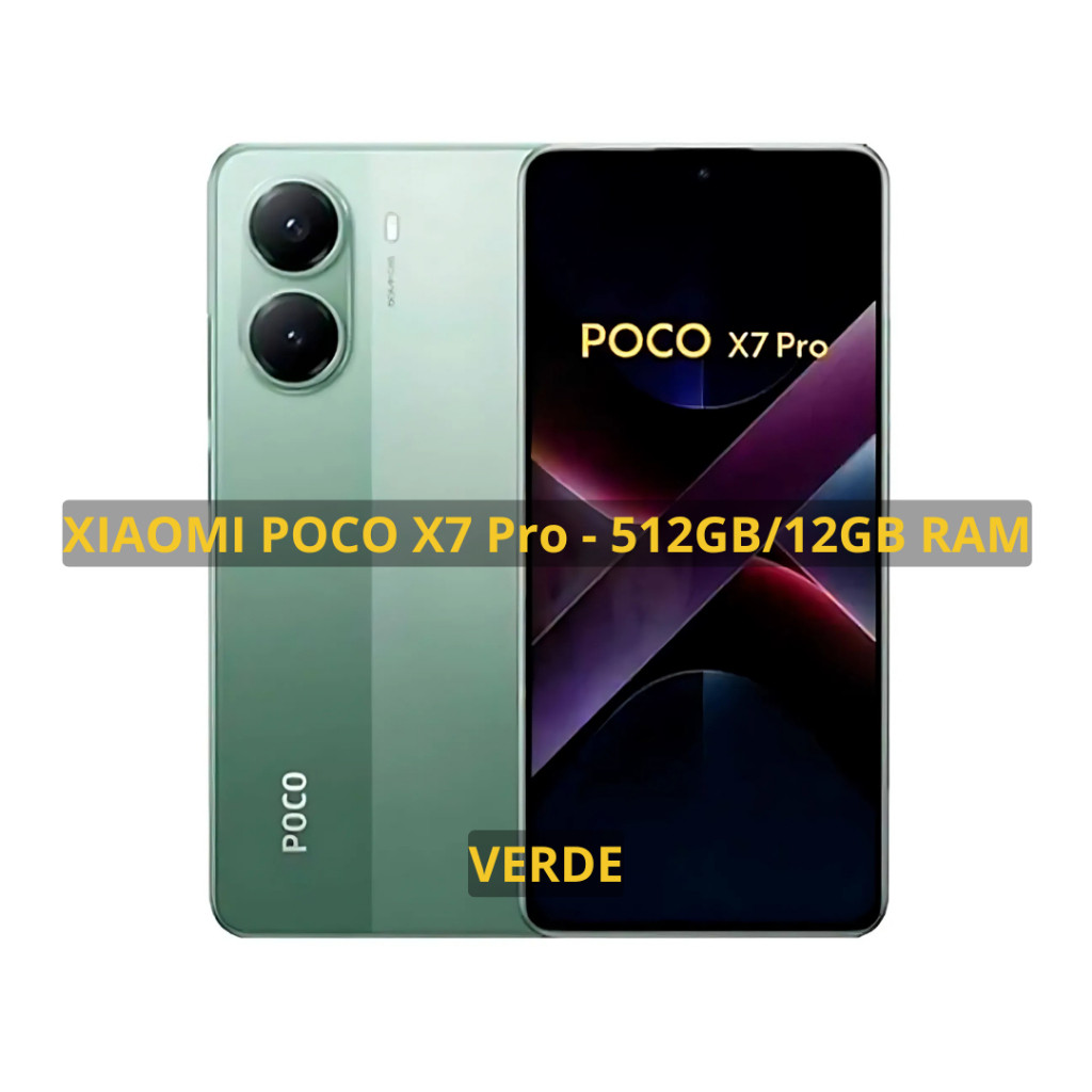 Xiaomi Poco X7 Pro 5G 512GB 12GB RAM, Processador Dimensity Ultra