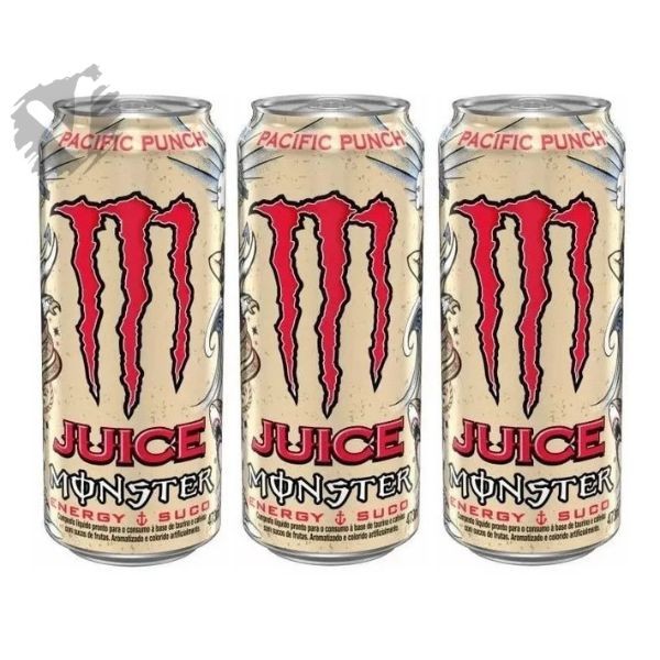 Kit 3 Energético Monster Energy Sabores 473ml Bebida Energética
