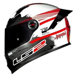 CAPACETE FF358 S JAPAN VERMELHO TAM 62